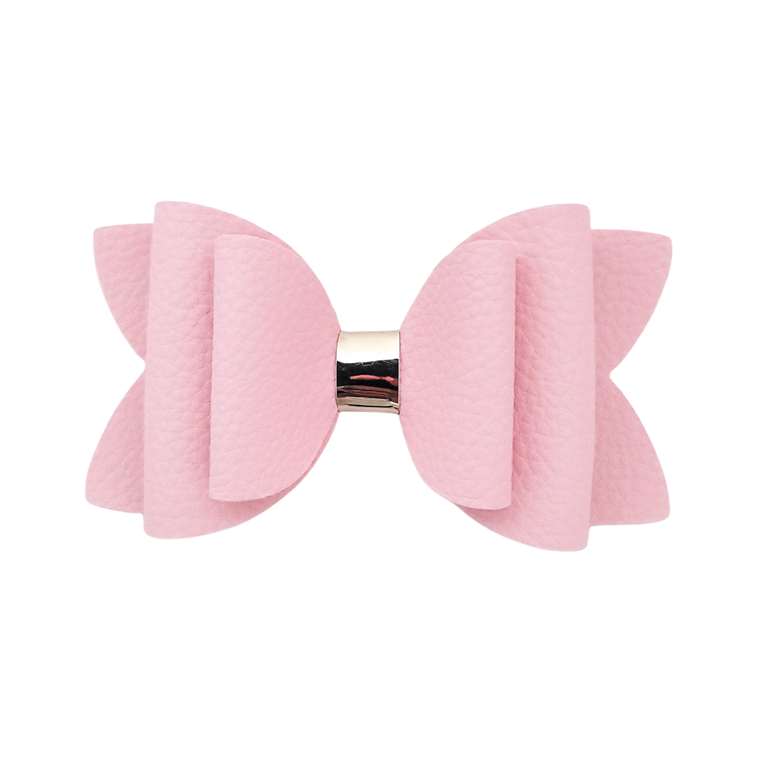 Ruby Hair Bow - Blush