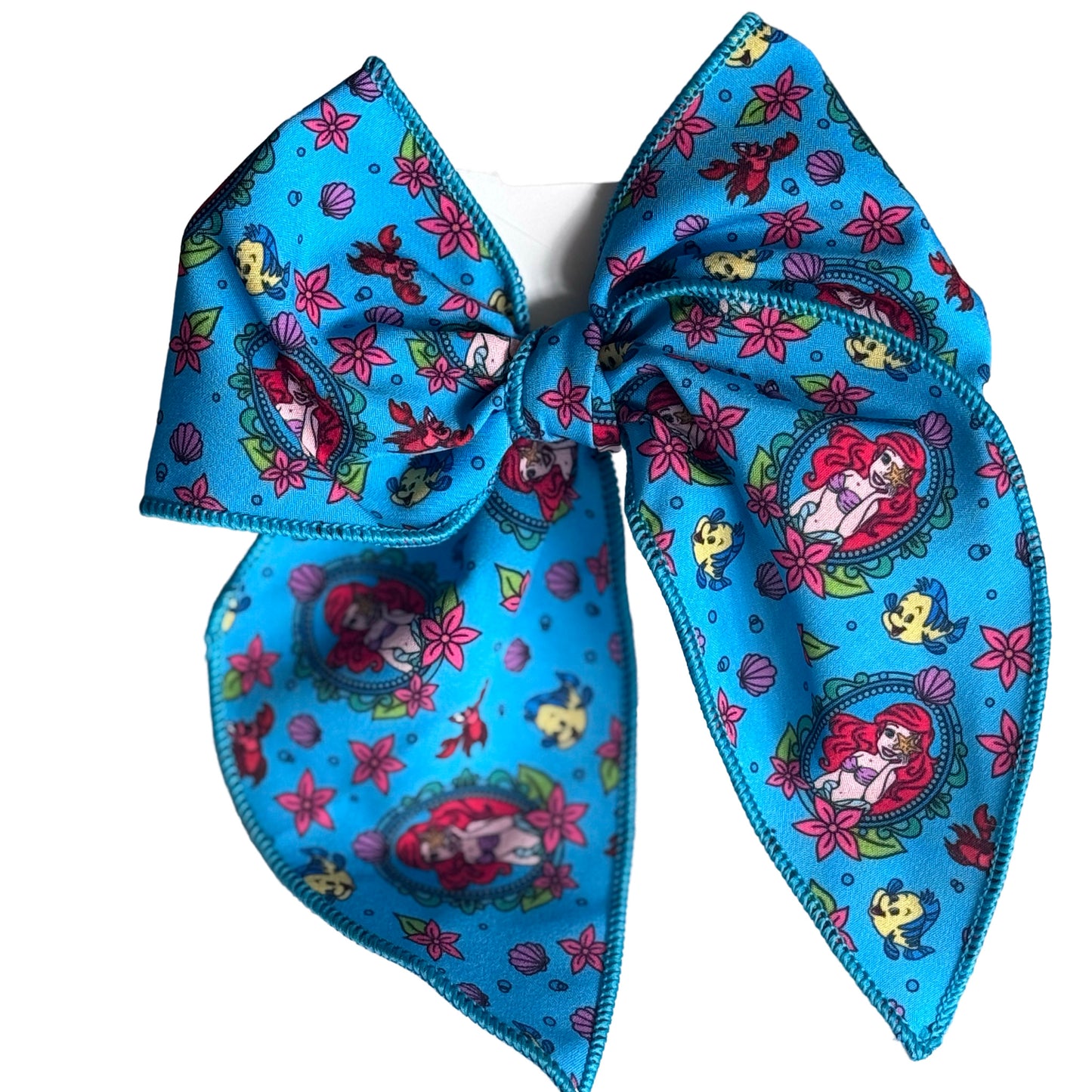Ariel Under the Sea Large Fabric Bow