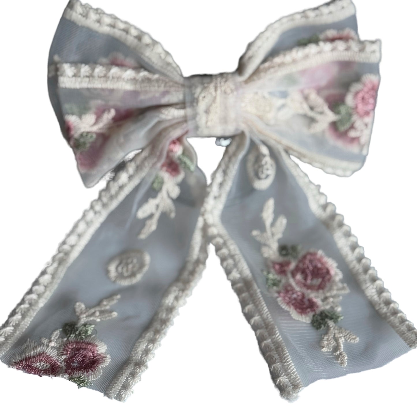 XL Vintage Roses Bow