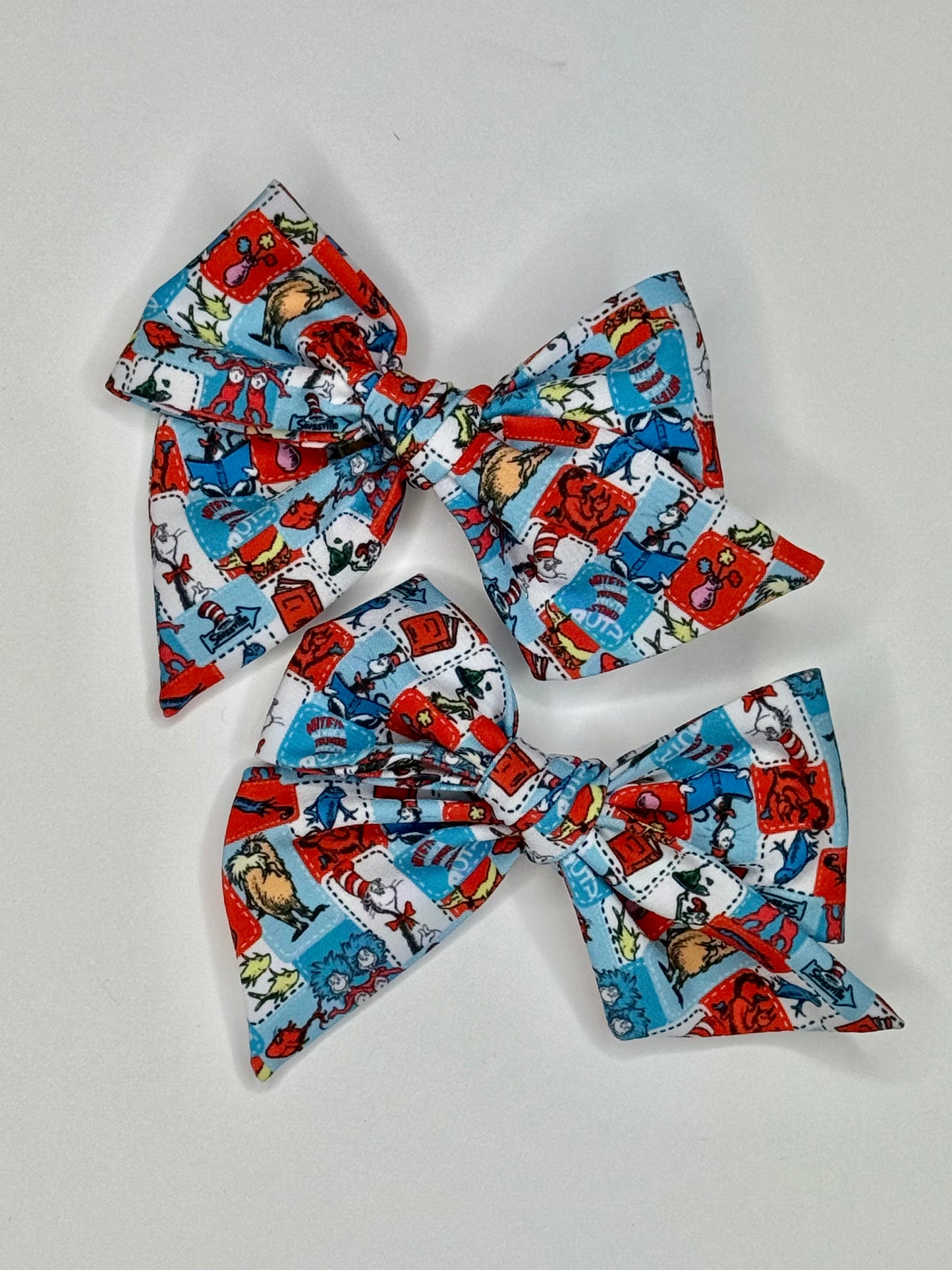 Cat in the Hat (small fabric bows)