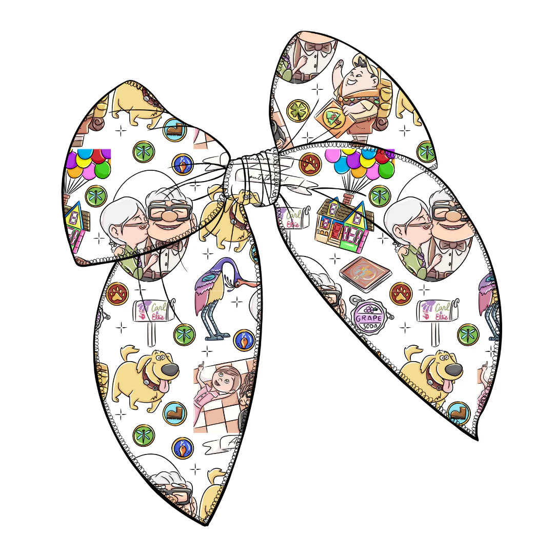 Up Large Fabric Bow