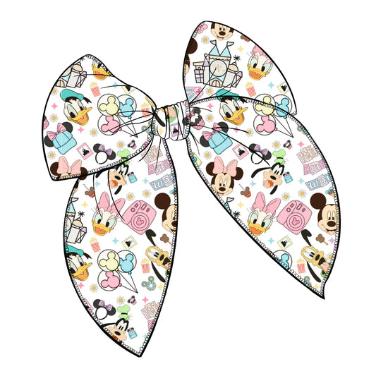 Small World Large Fabric Bow