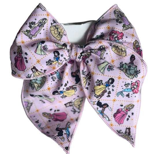 Princesses Fabric Bow