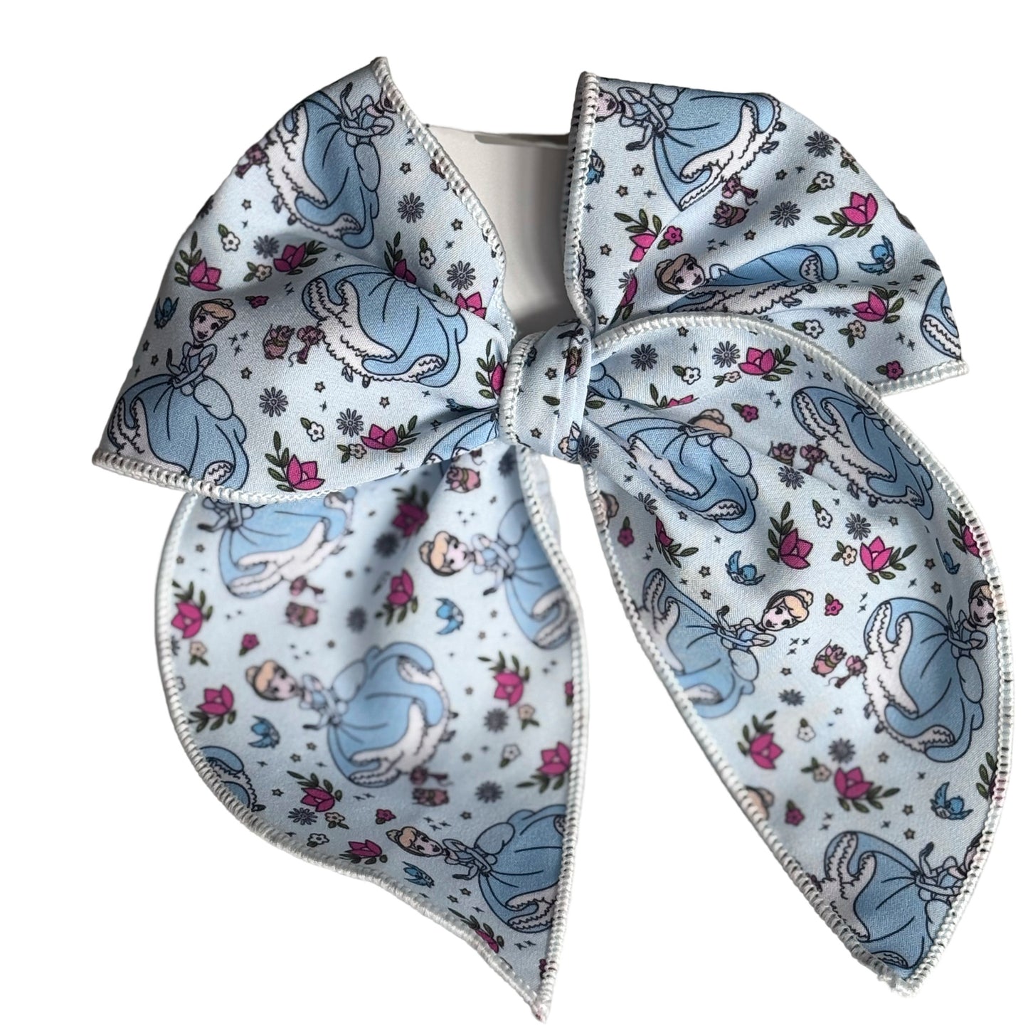 Cinderella Large Fabric Bow