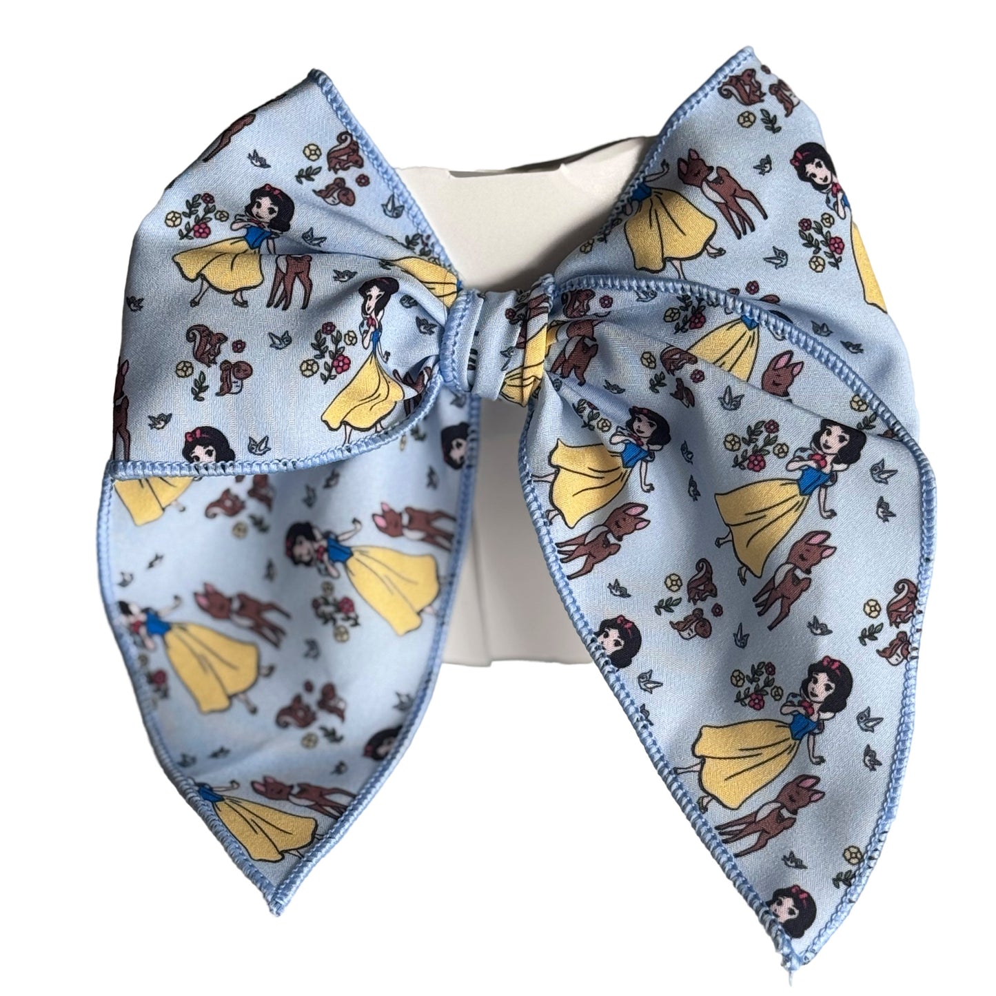 Snow White Large Fabric Bow
