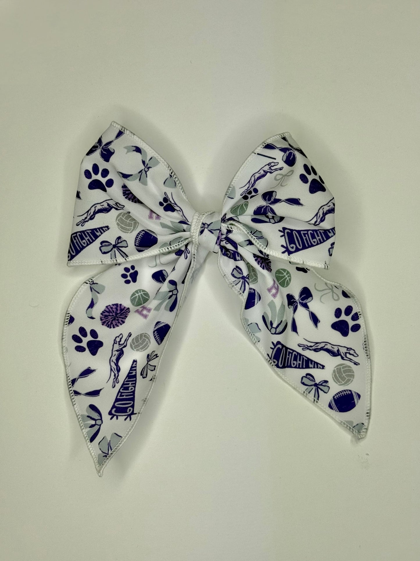 Spirit Wear - Greyhound Large Fabric Bow
