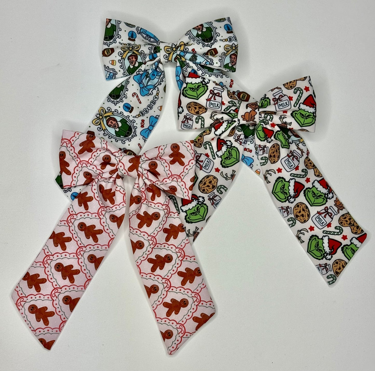 Long Tail Christmas Bows