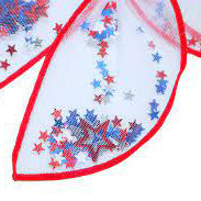 Oh My Stars Red Shaker Bow
